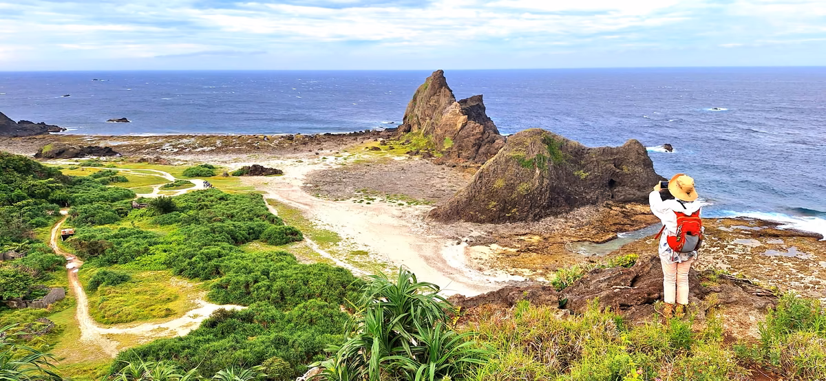 綠島火山地形與海岸景觀