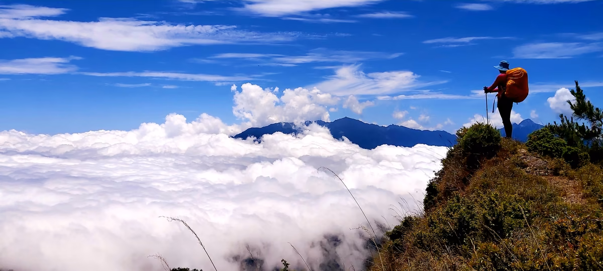 屏風山中央山脈高山登山路線景觀