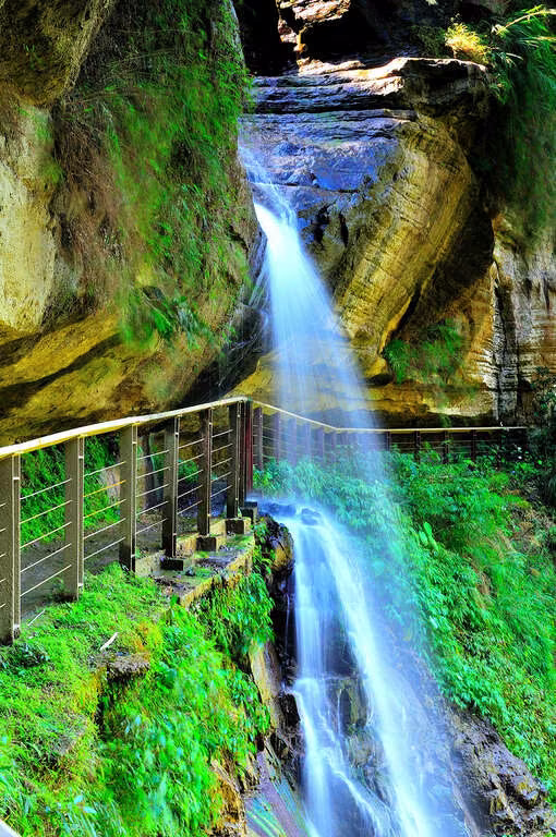 竹坑溪步道龍宮瀑布清涼景觀